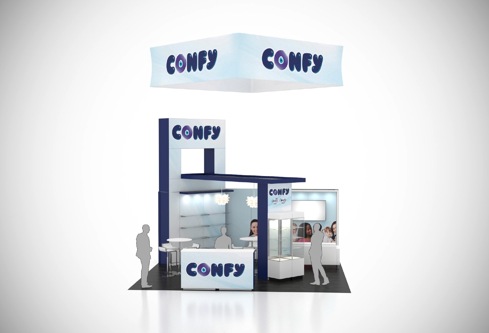 20x20 Product Showcase Booth Rental