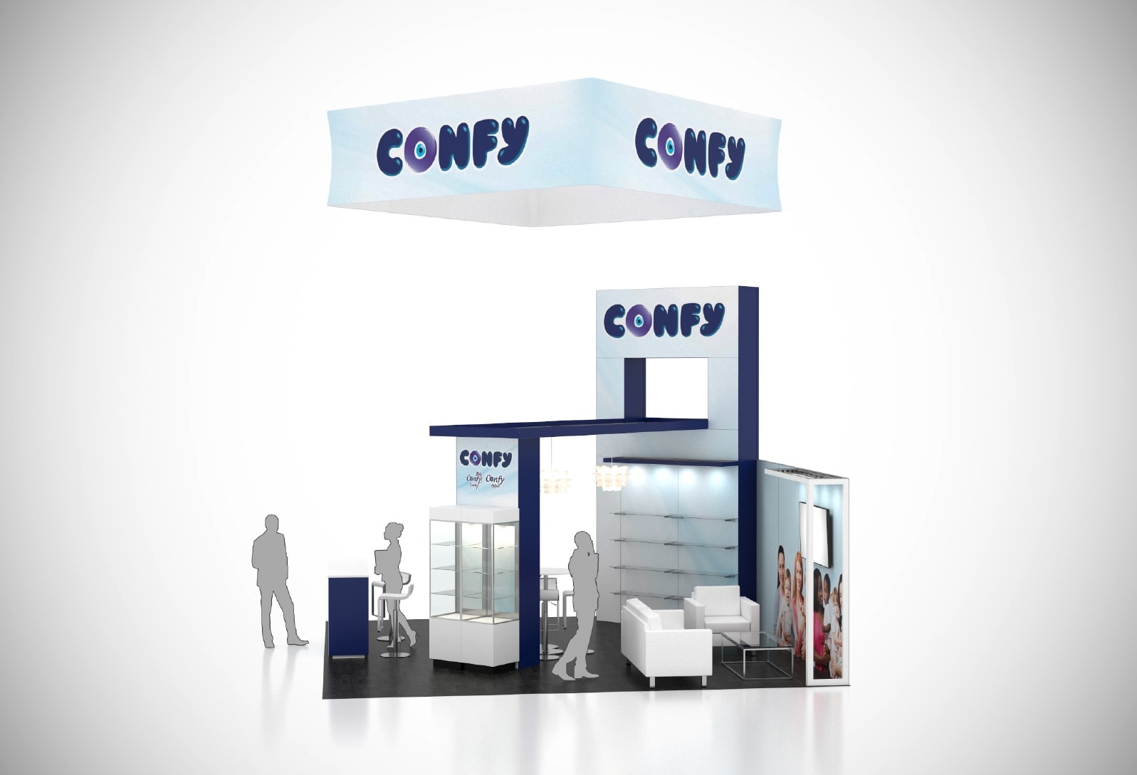 20x20 Product Showcase Booth Rental