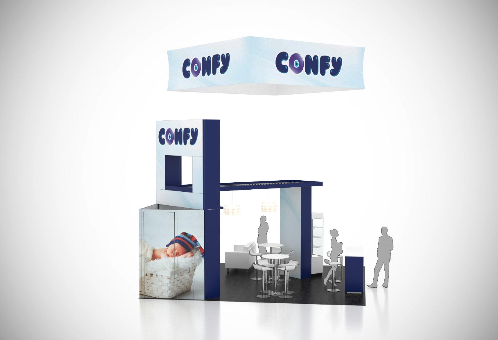 20x20 Product Showcase Booth Rental
