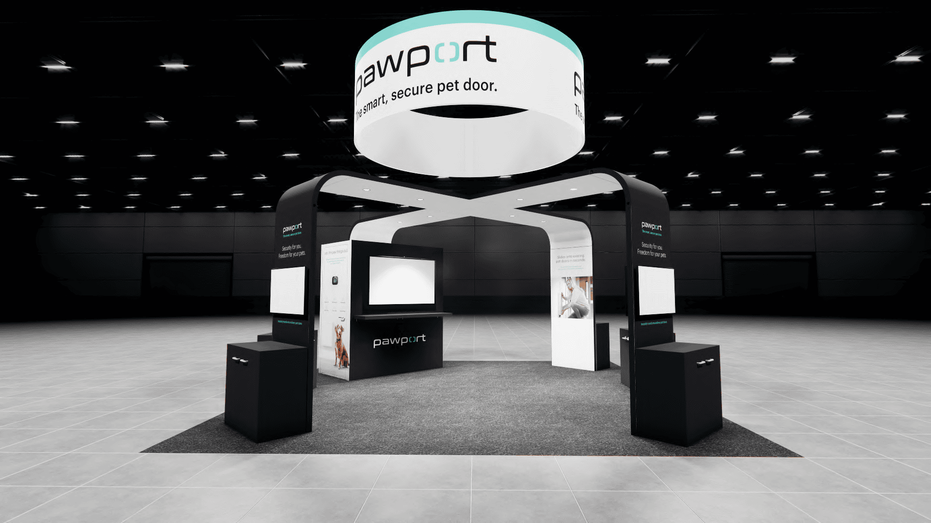 Chicago trade show exhibit rental company 20x20 IFT  expo booth rental
