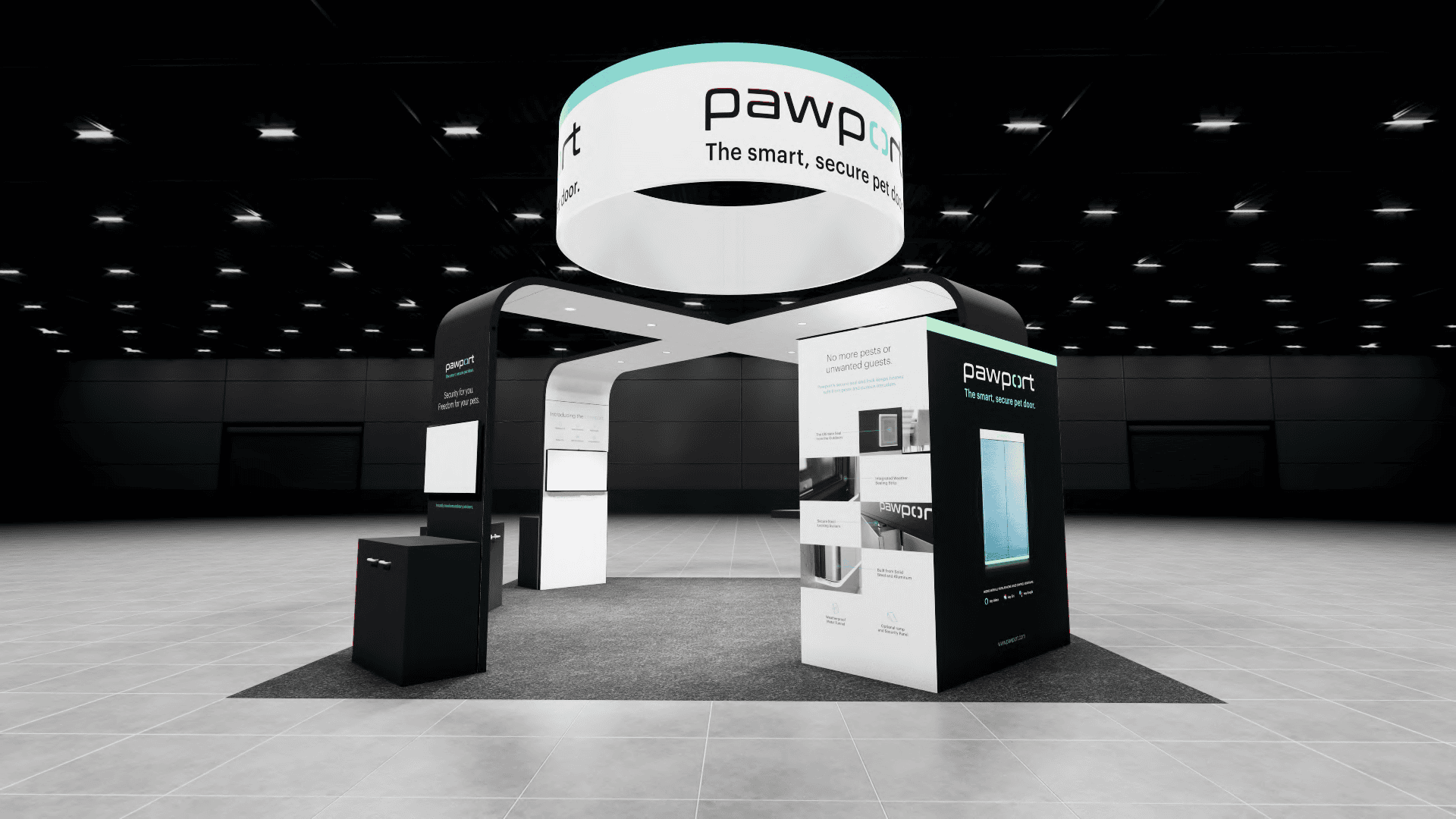 Chicago trade show exhibit rental company 20x20 IFT  expo booth rental
