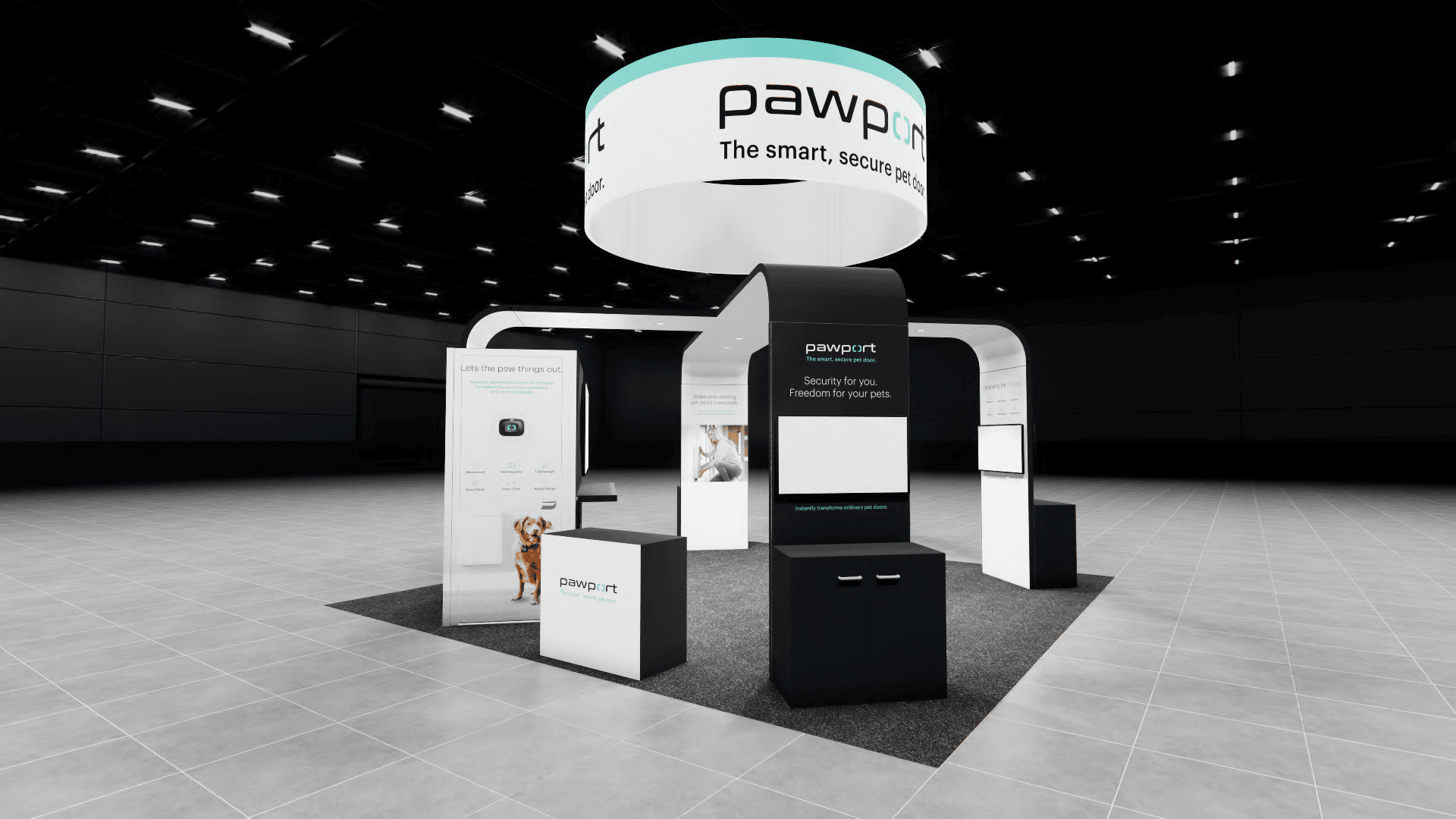 Chicago trade show exhibit rental company 20x20 IFT  expo booth rental