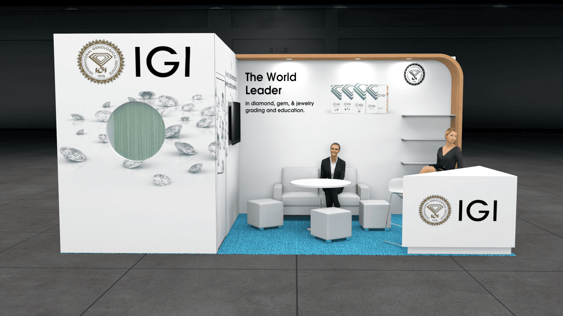 10 x 20 JCK las Vegas trade show exhibit rental