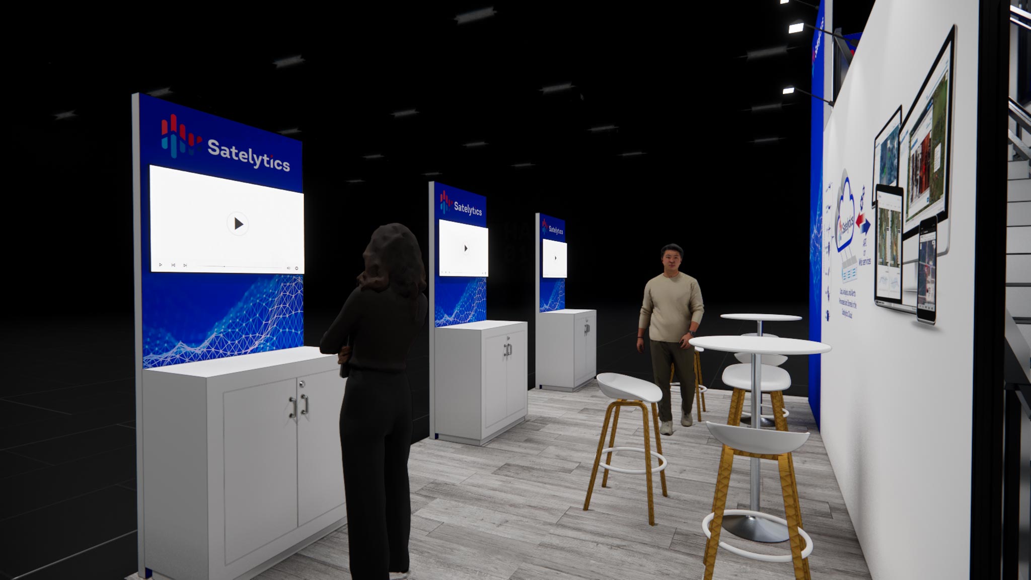 20x40 Trade Show Double Deck Booth Rental