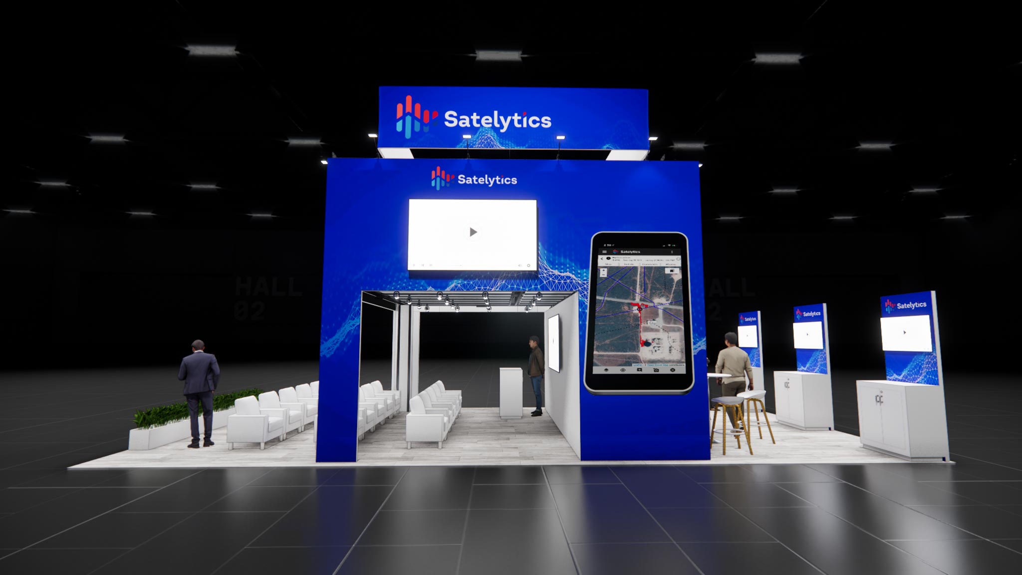 20x40 Trade Show Double Deck Booth Rental