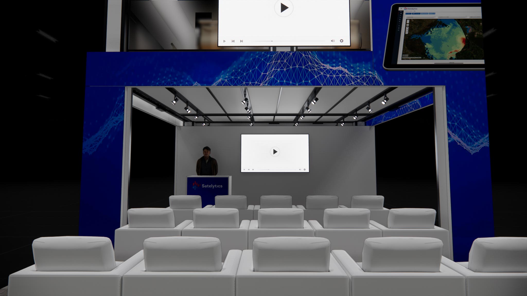 20x40 Trade Show Double Deck Booth Rental