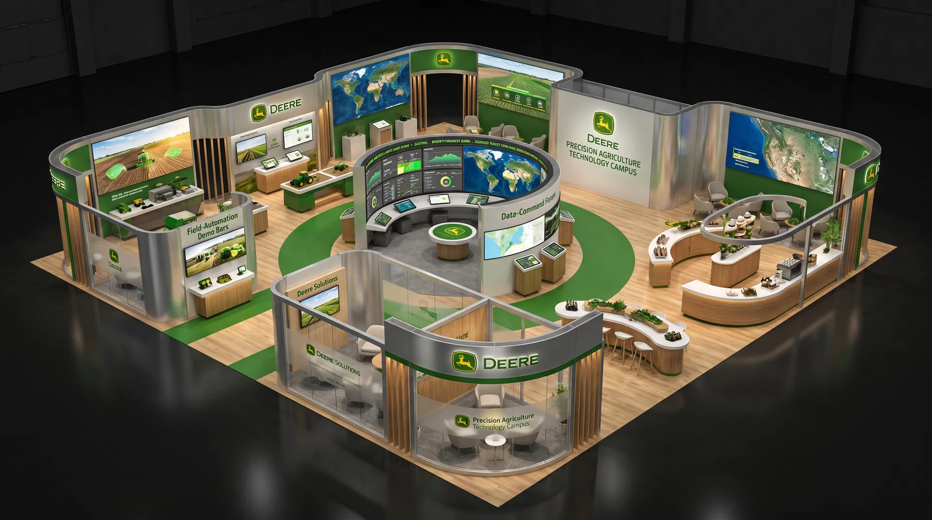 60 x 60 Miami Trade Show Exhibit Rental 14