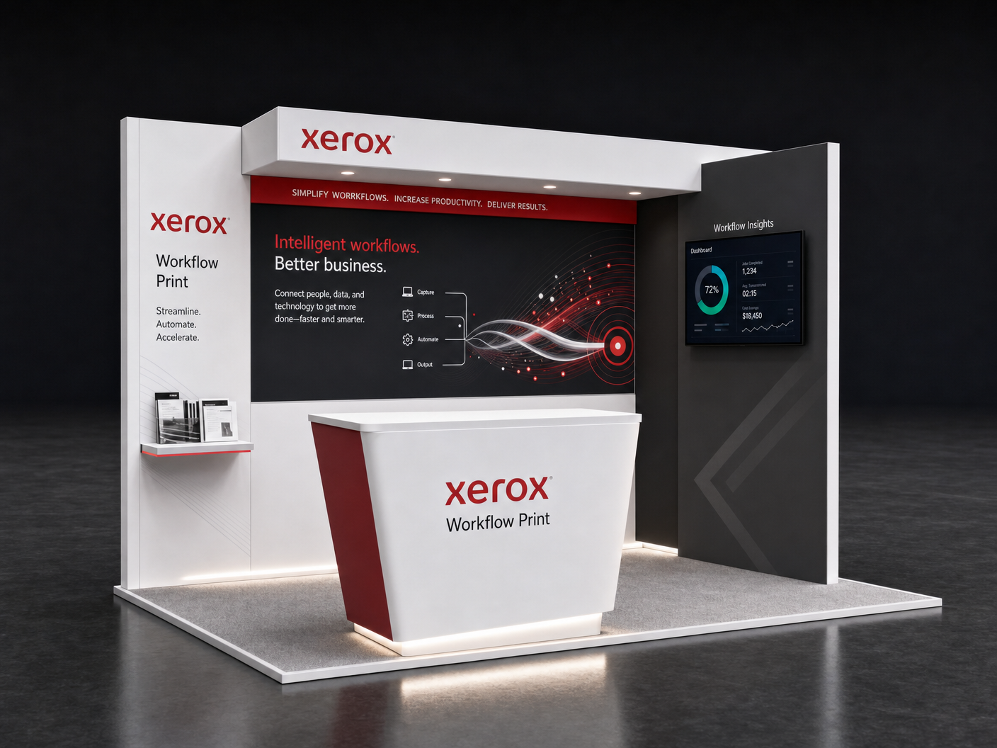 10 x 10 Fort Lauderdale Trade Show Exhibit Rental 69