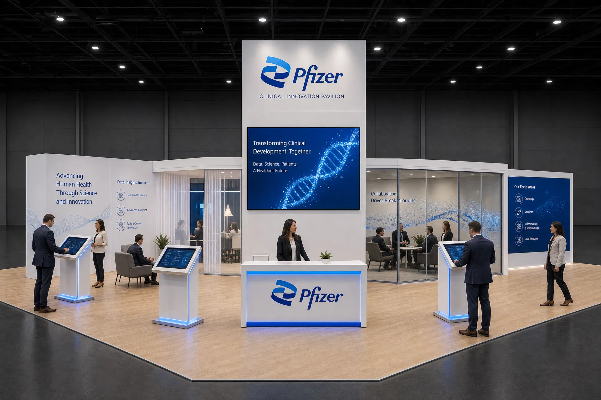 40 x 40 Florida Trade Show Exhibit Rental 03
