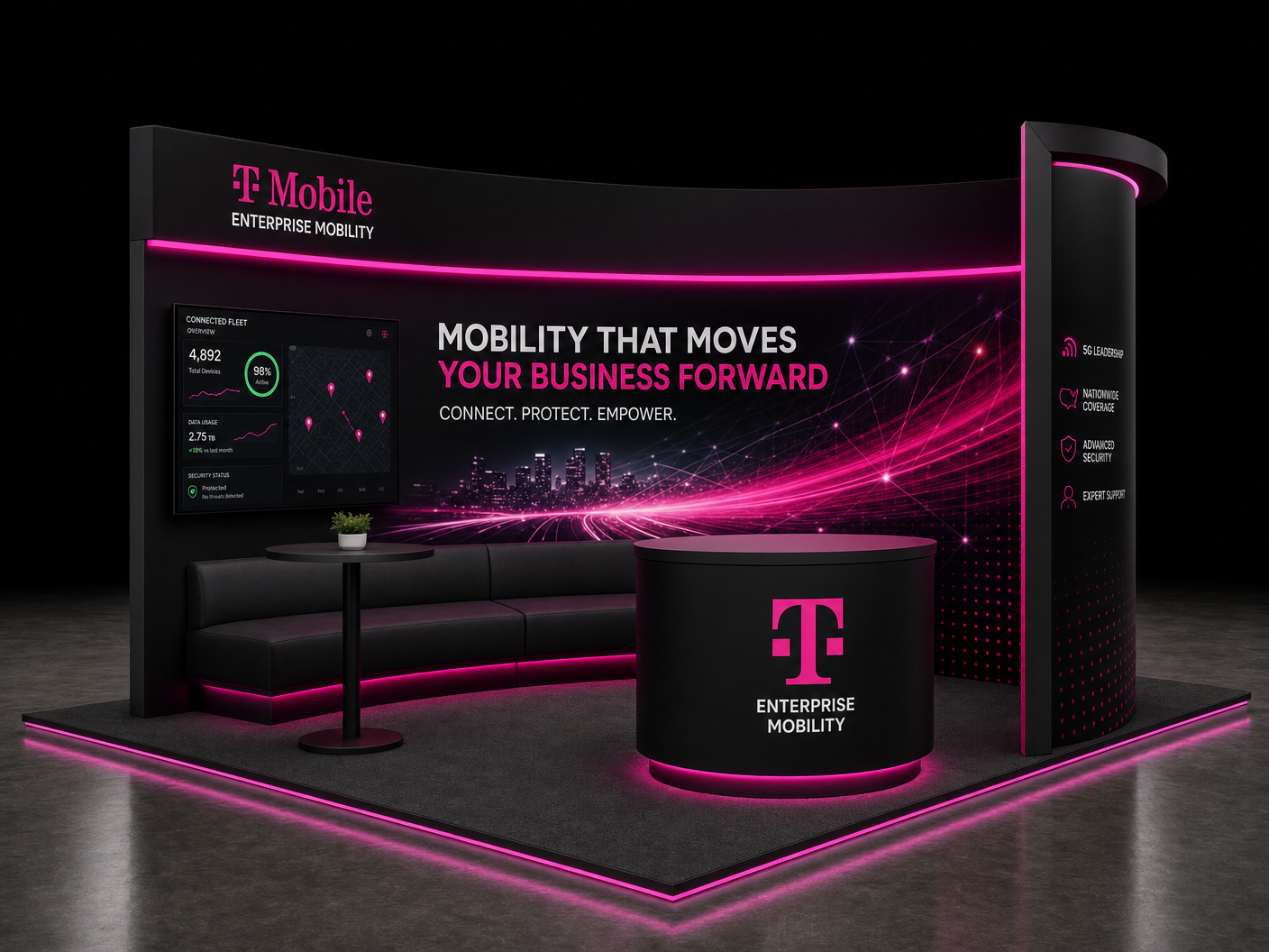 10 x 20 Orlando Trade Show Exhibit Rental 58