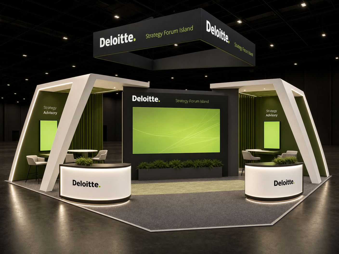 20 x 20 Florida Trade Show Exhibit Rental 30