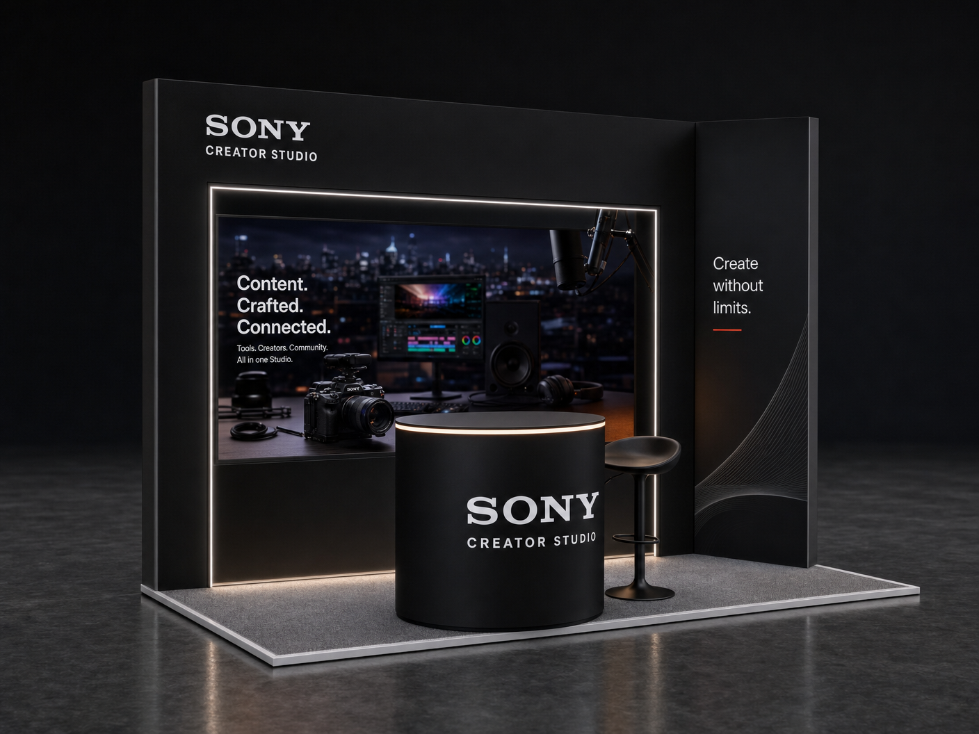 10 x 10 Miami Trade Show Exhibit Rental 68