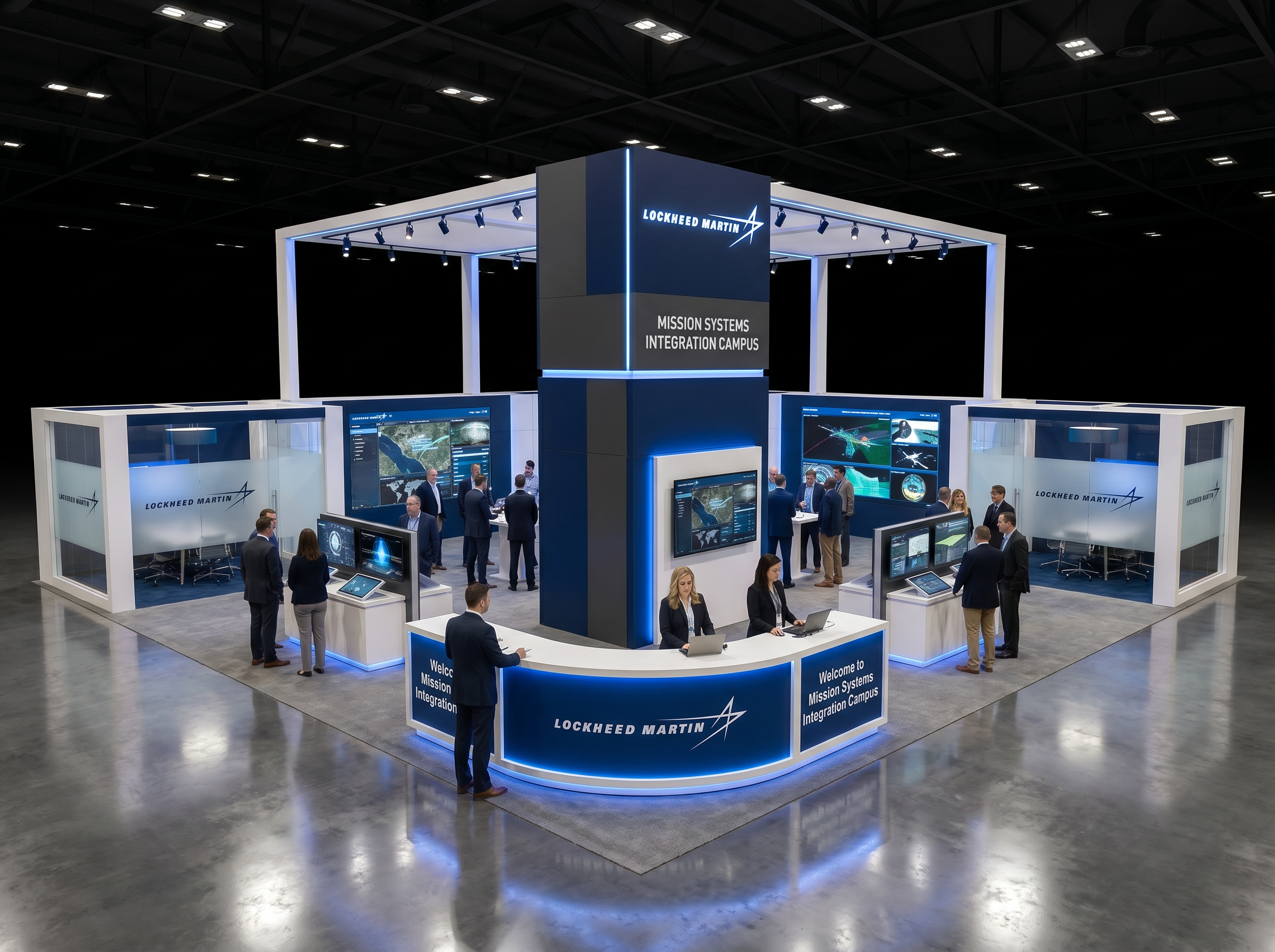 40 x 60 Orlando Trade Show Exhibit Rental 13