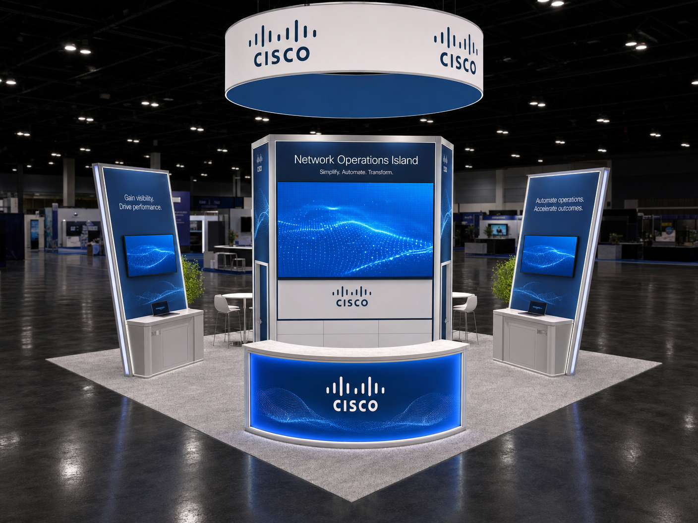 20 x 20 Miami Trade Show Exhibit Rental 26