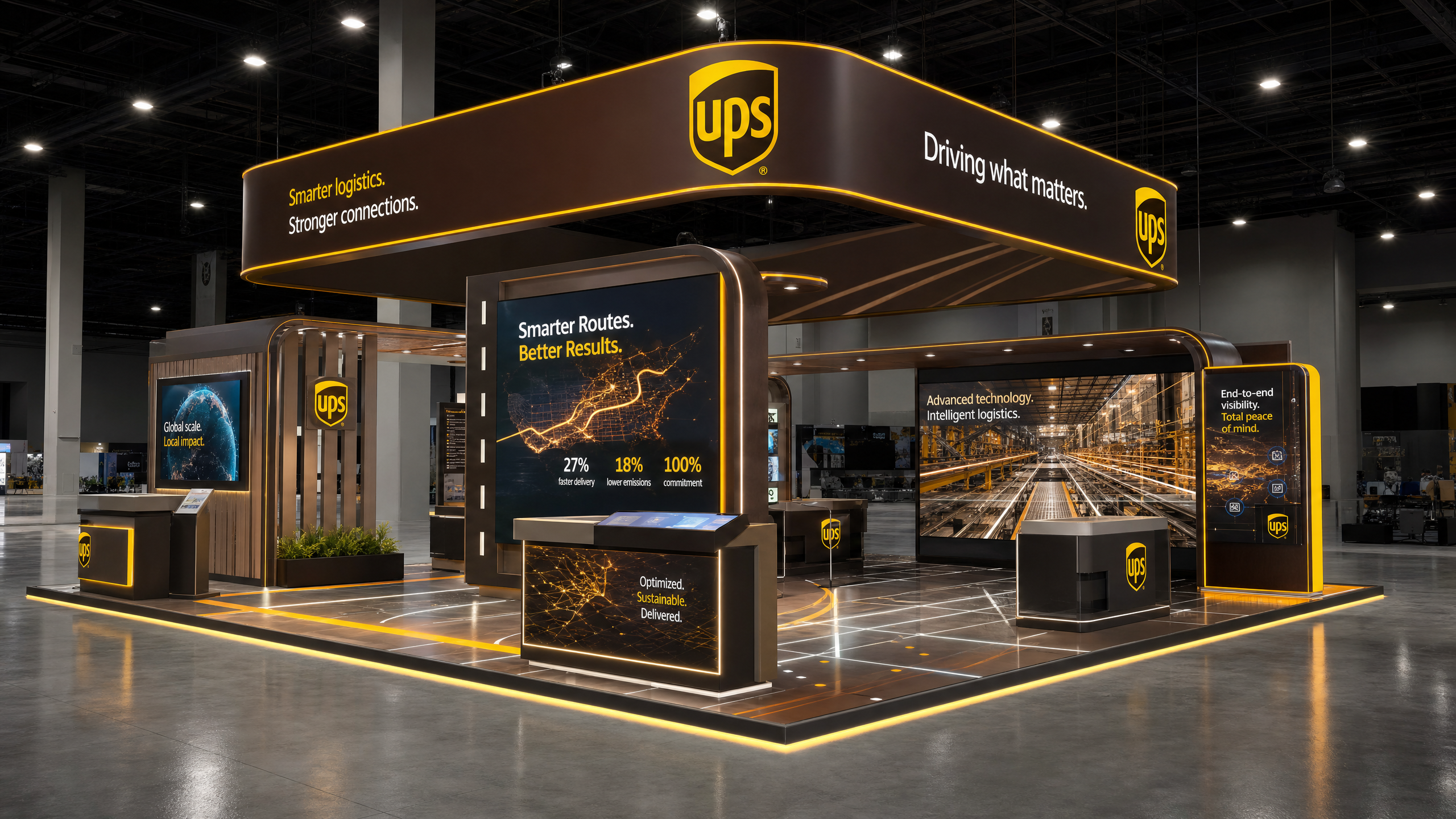 20 x 40 Florida Trade Show Exhibit Rental 24