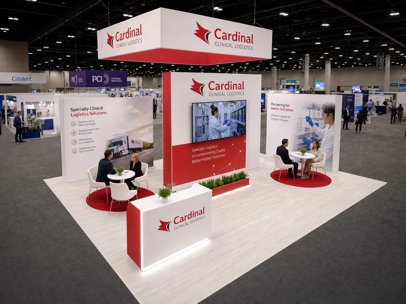 20 x 30 FIME Miami Exhibit Rental Rental 08