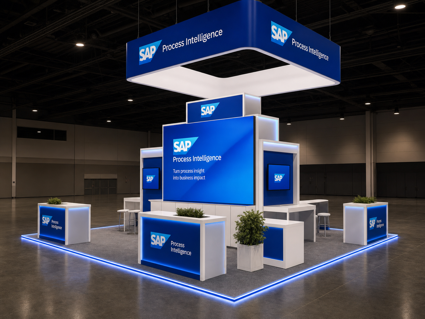 20 x 20 Orlando Trade Show Exhibit Rental 31