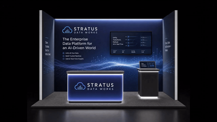 10 x 10 Miami Trade Show Exhibit Rental 20