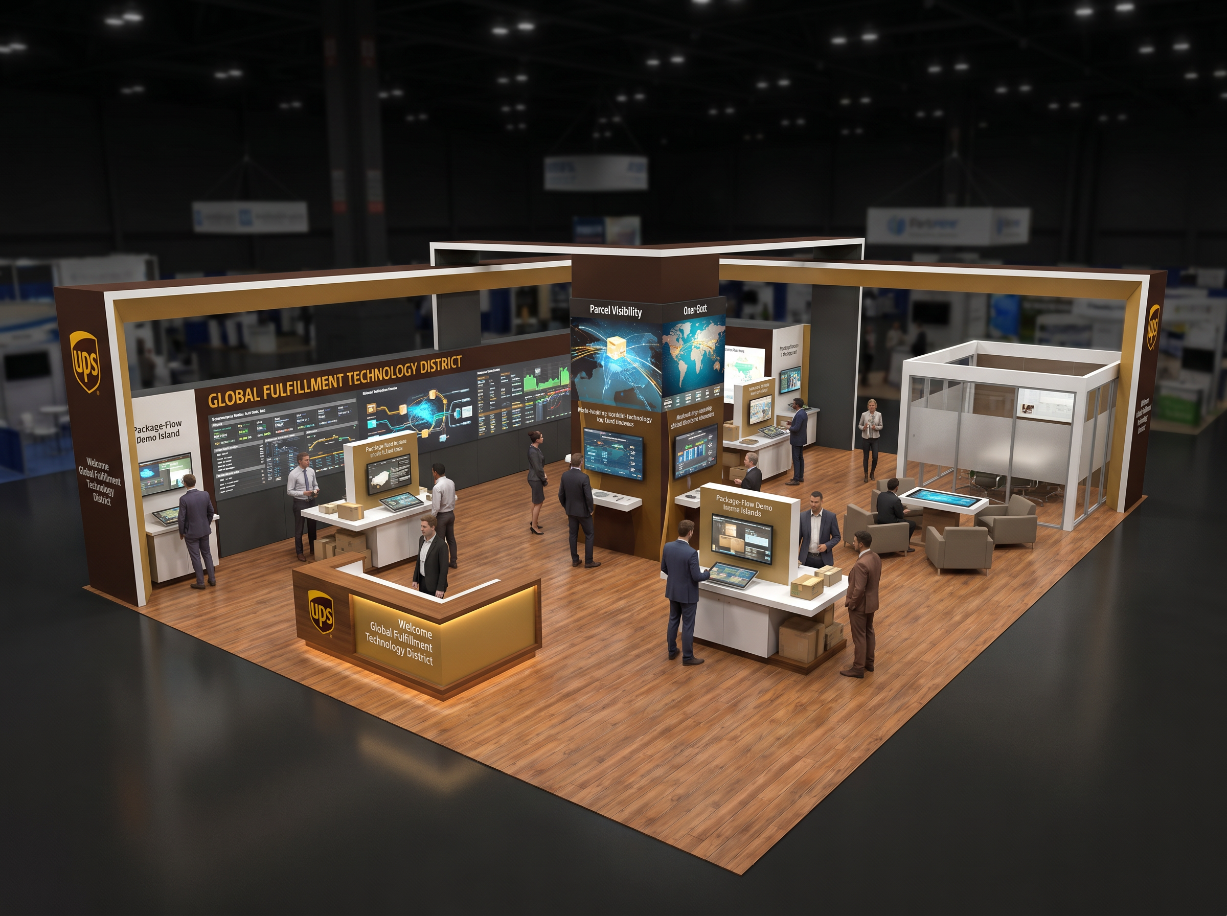 40 x 60 Fort Lauderdale Trade Show Exhibit Rental 21