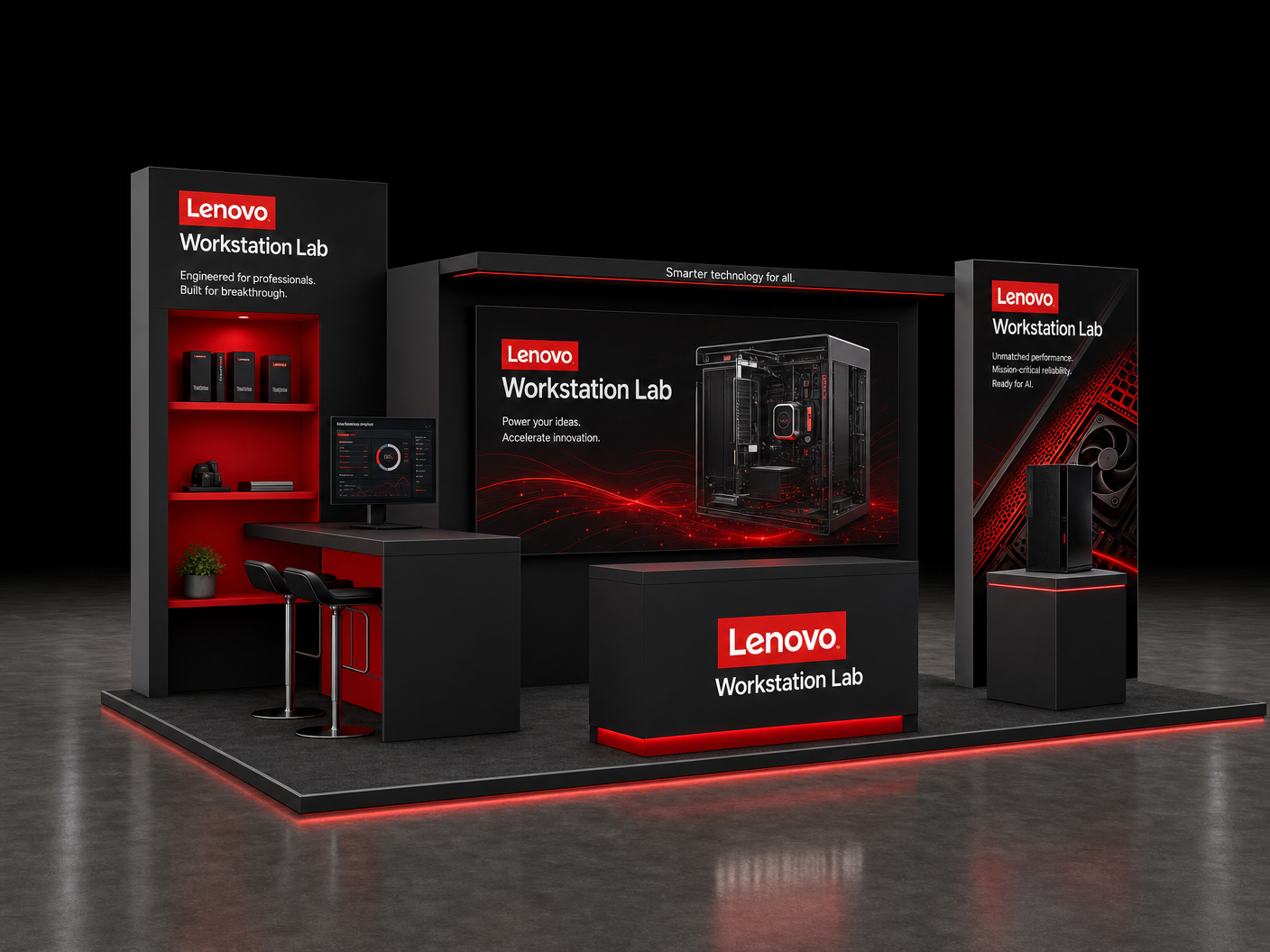 10 x 20 WHX Miami Exhibit Rental Rental 52