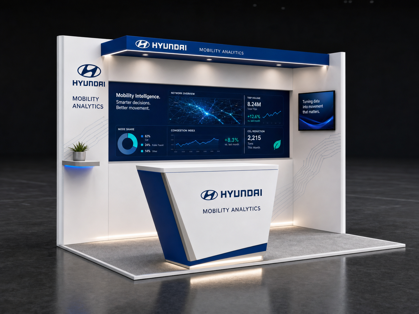 10 x 10 Florida Trade Show Exhibit Rental 60