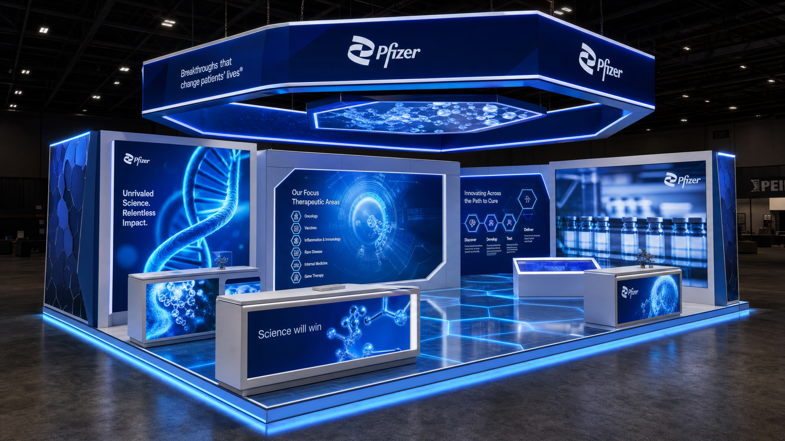 20 x 40 Orlando Trade Show Exhibit Rental 13