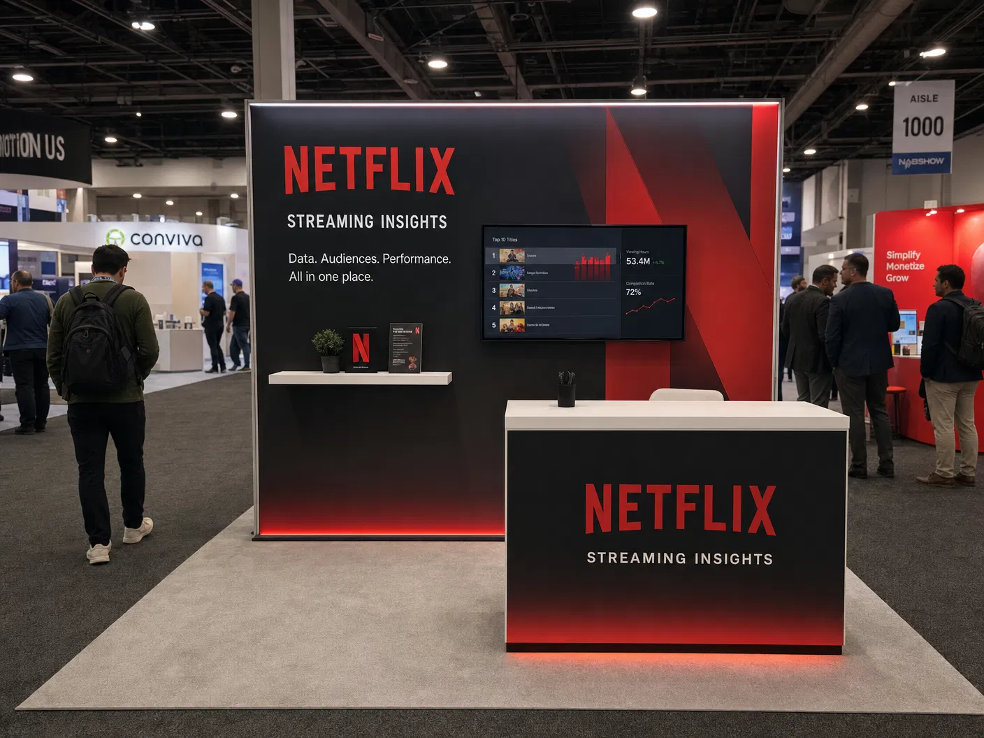 10x10 Orlando Trade Show Exhibit Rental