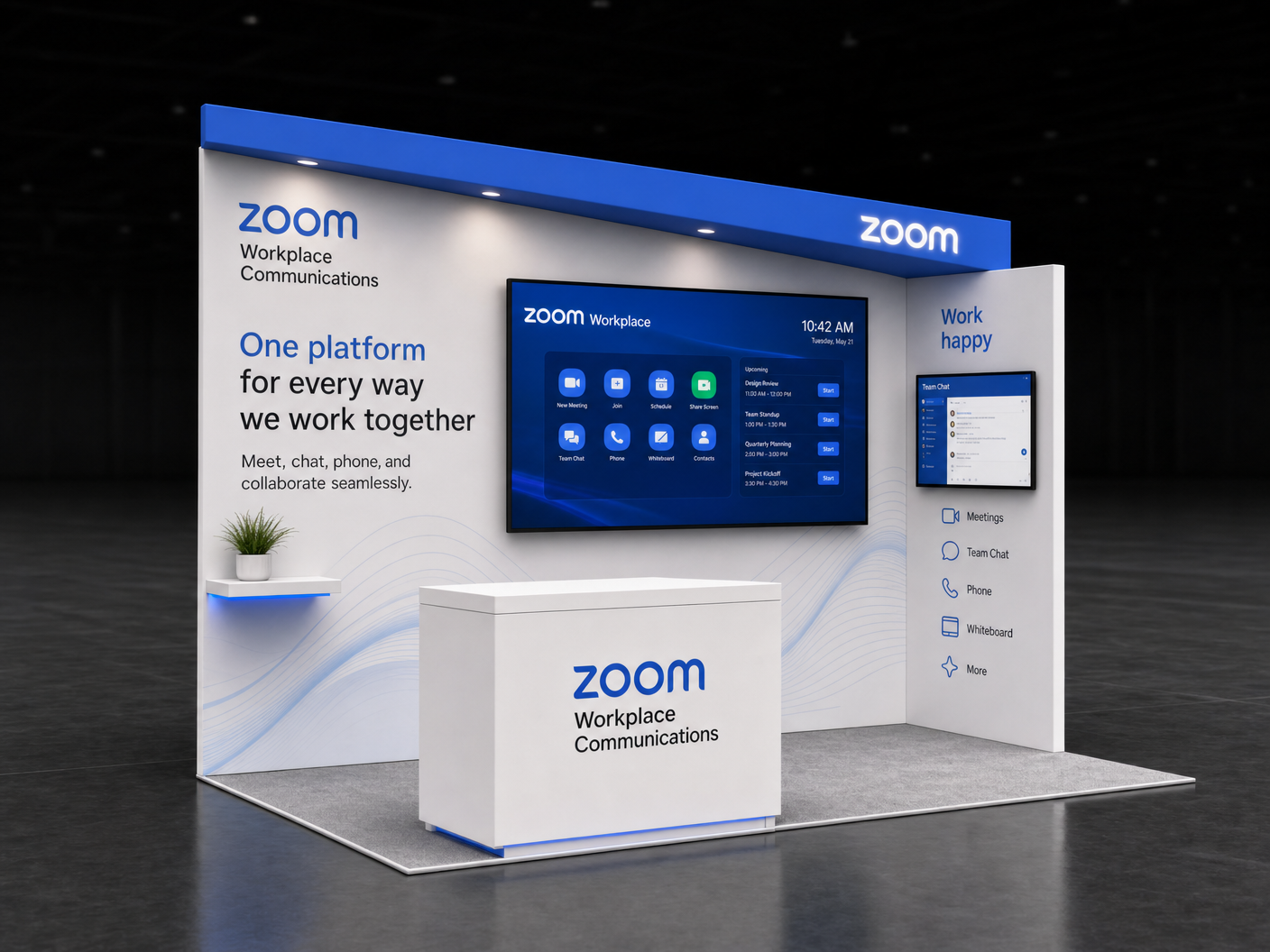 10 x 10 Fort Lauderdale Convention Exhibit Rental 70