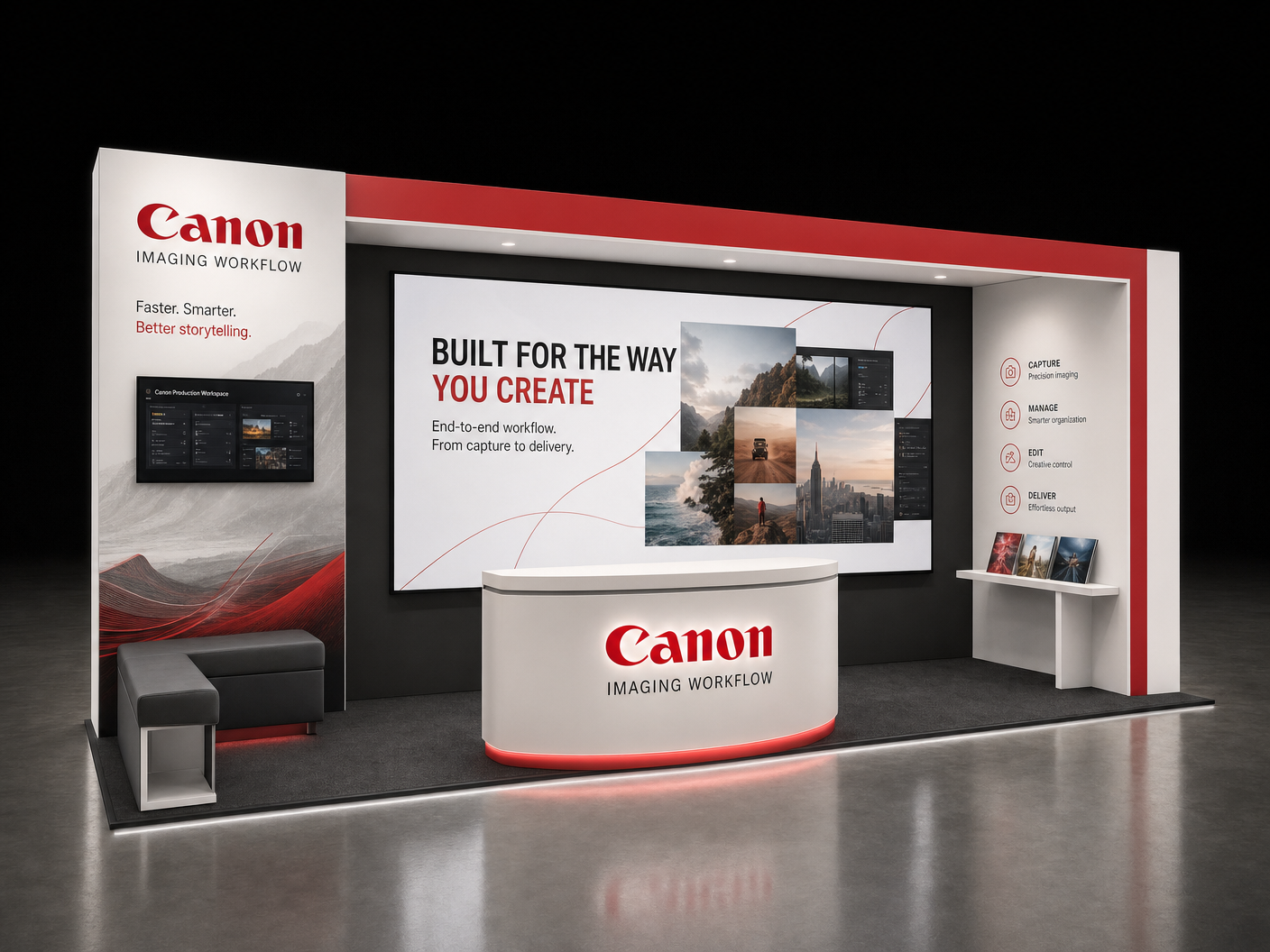 10 x 20 Florida Trade Show Exhibit Rental 45