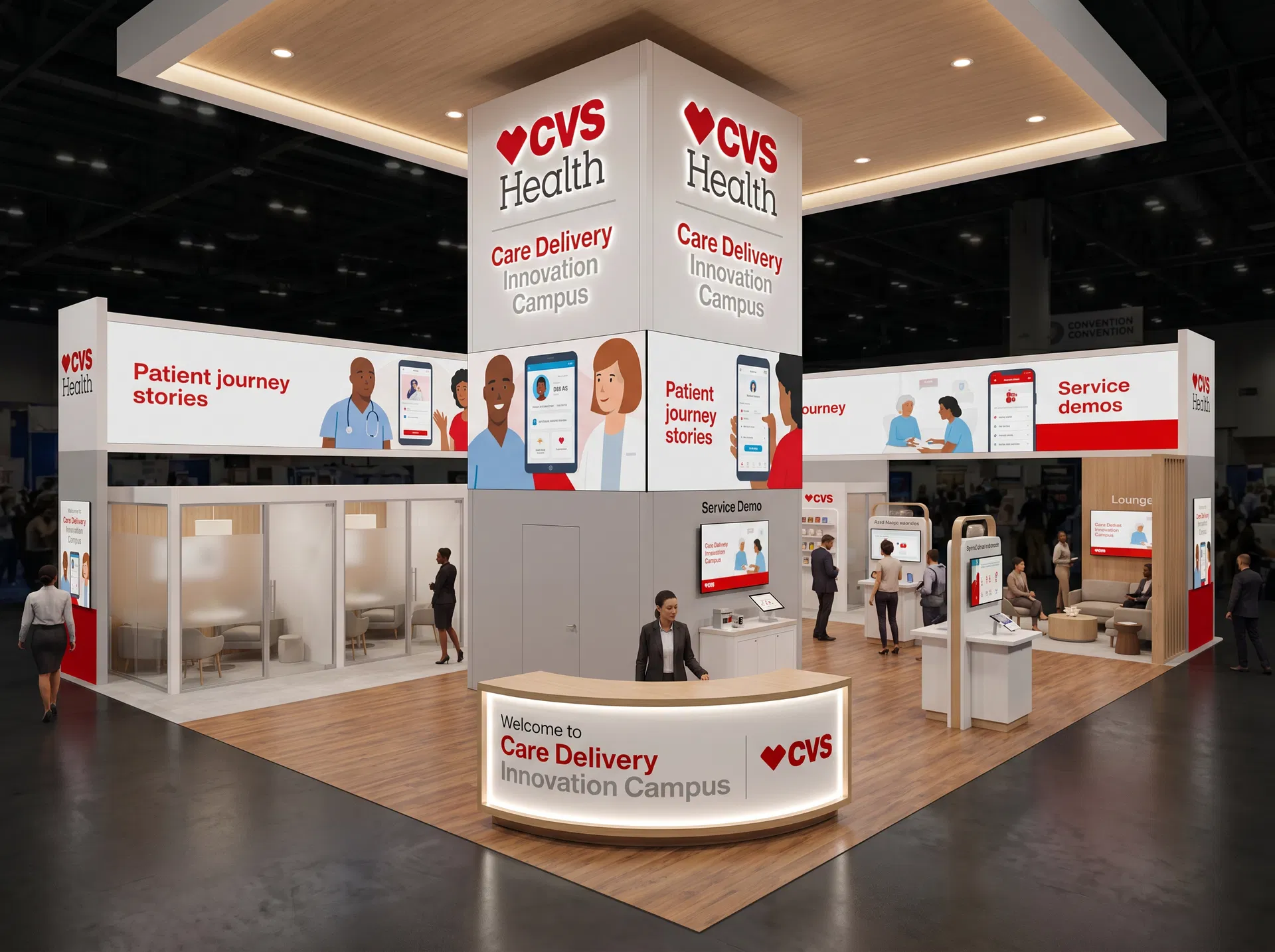 40 x 60 Orlando Trade Show Exhibit Rental 25
